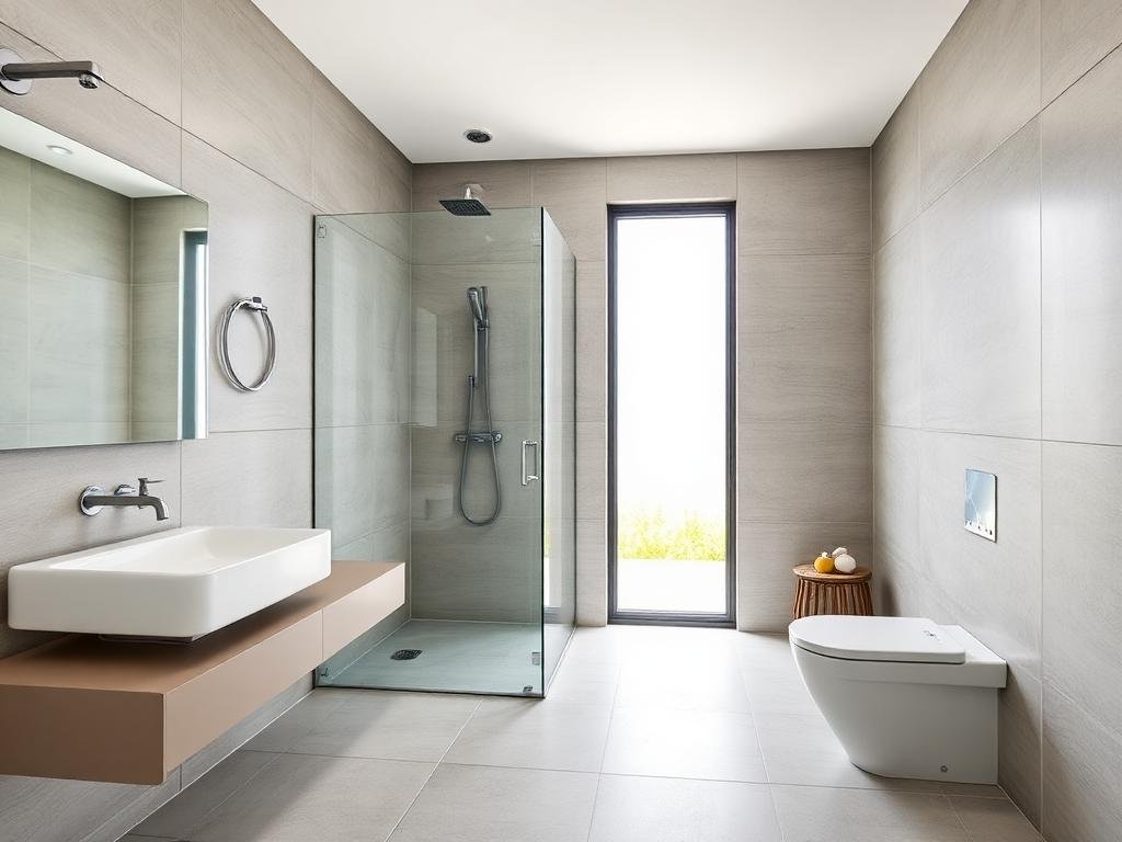 Bathroom and kitchen tiling in a Sydney home
